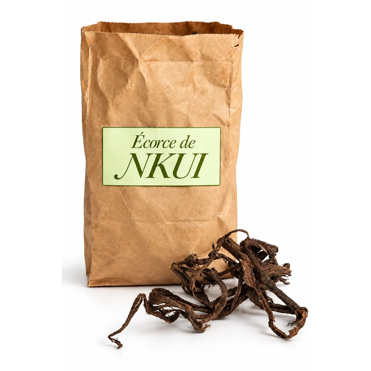 Écorce de NKUI en mise en scène